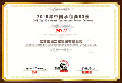 2018年中國承包商80強(qiáng)